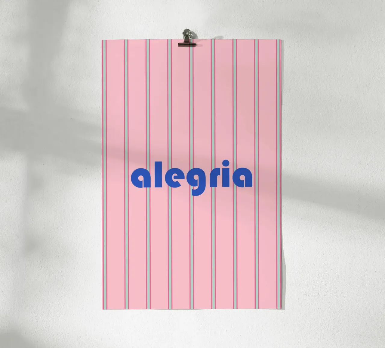 Alegria poster con telaio in plastica da karenmenzenbach