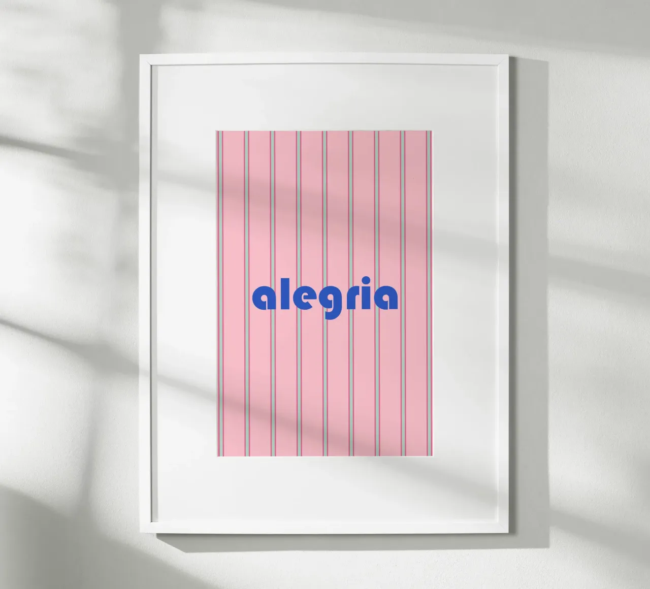 Alegria poster con telaio in plastica da karenmenzenbach