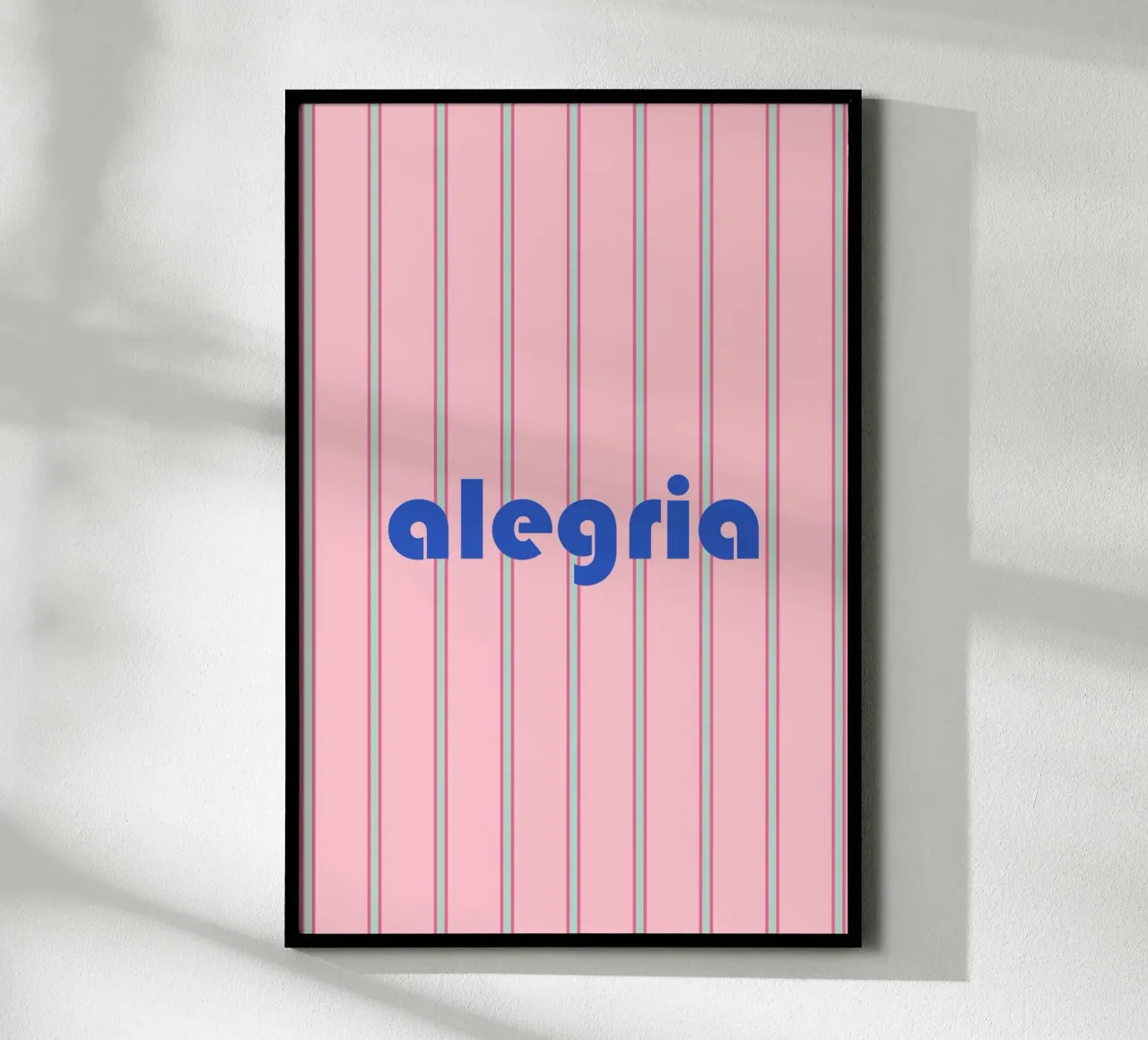 Alegria poster con telaio in plastica da karenmenzenbach