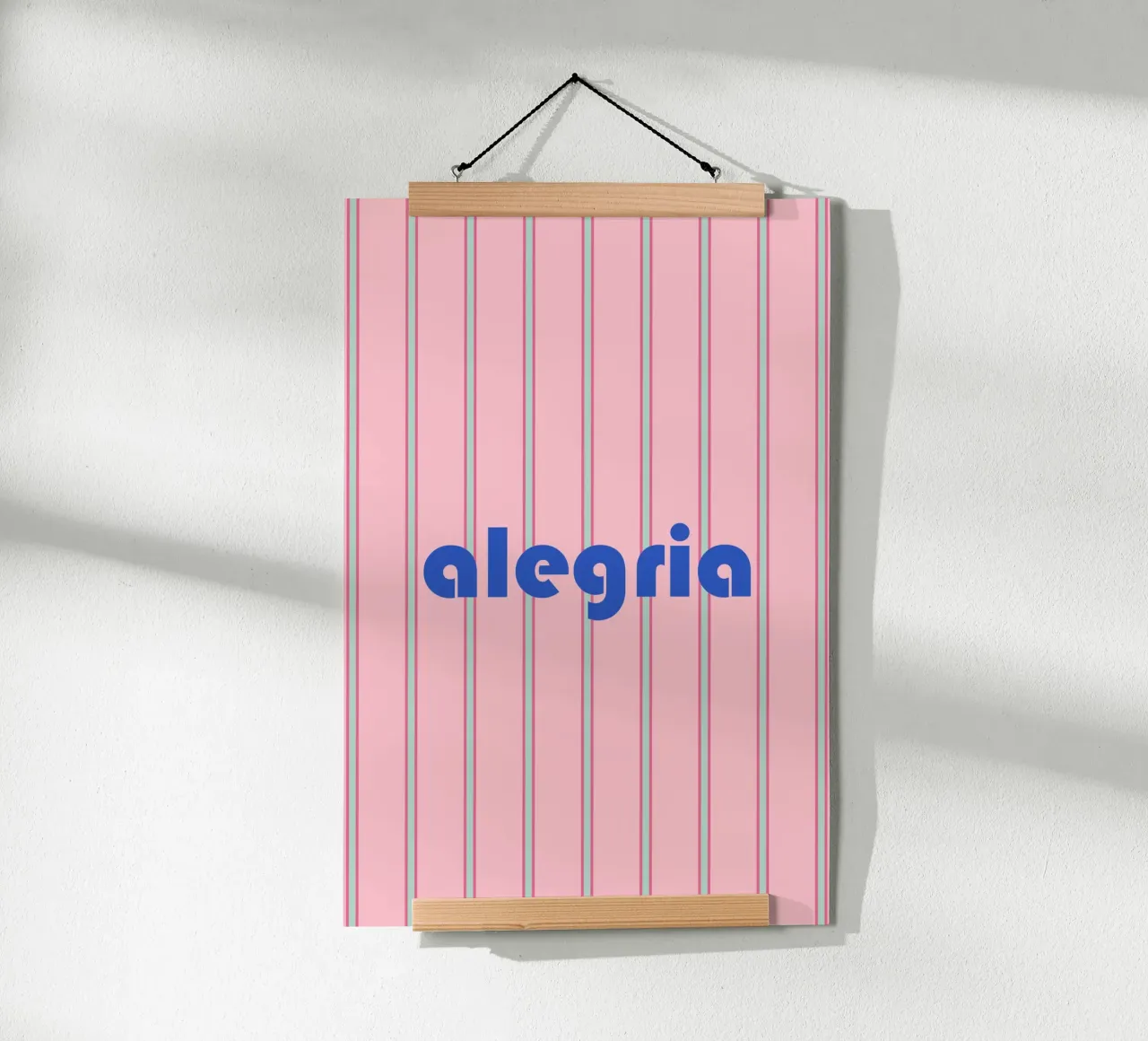 Alegria poster con telaio in plastica da karenmenzenbach