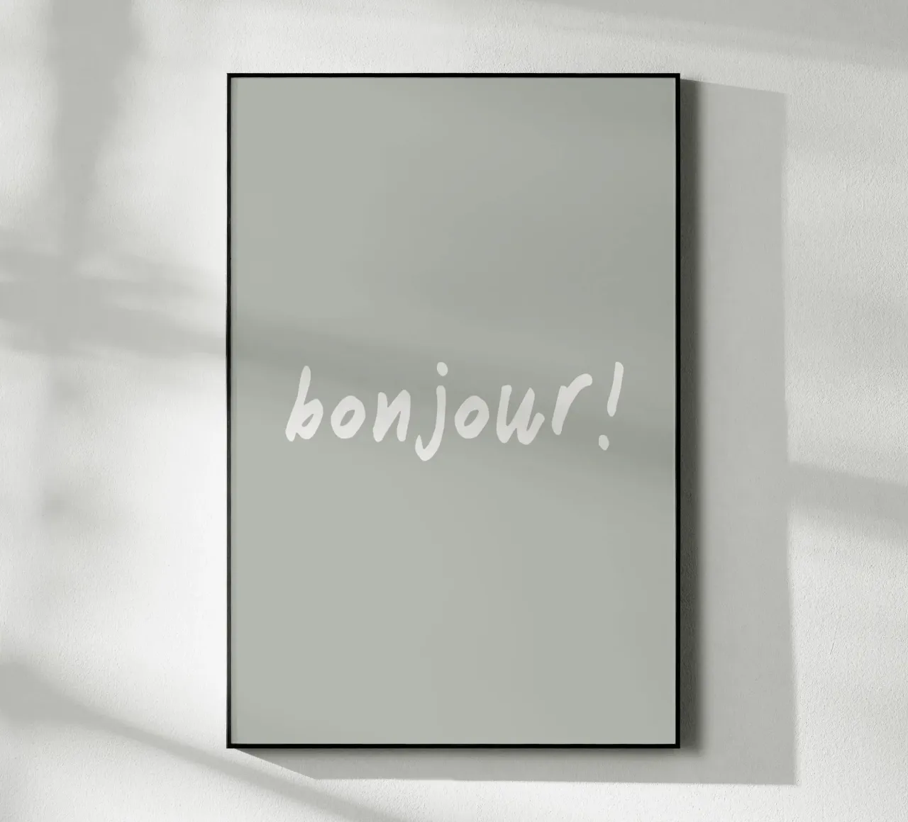 Bonjour plexiglass da Palmartprints