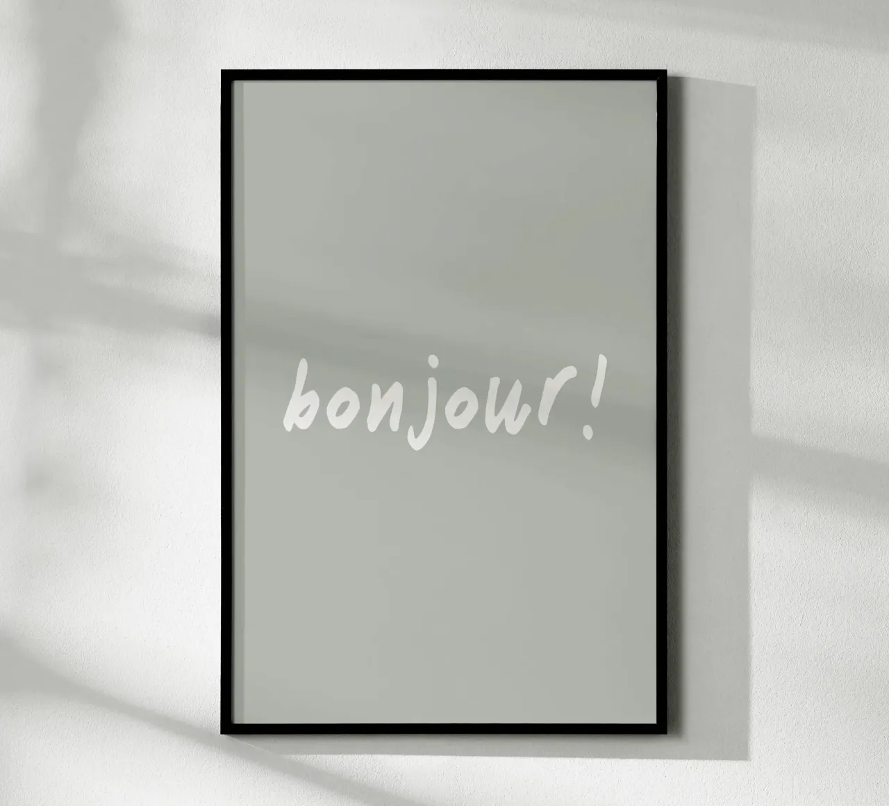 Bonjour poster da Palmartprints