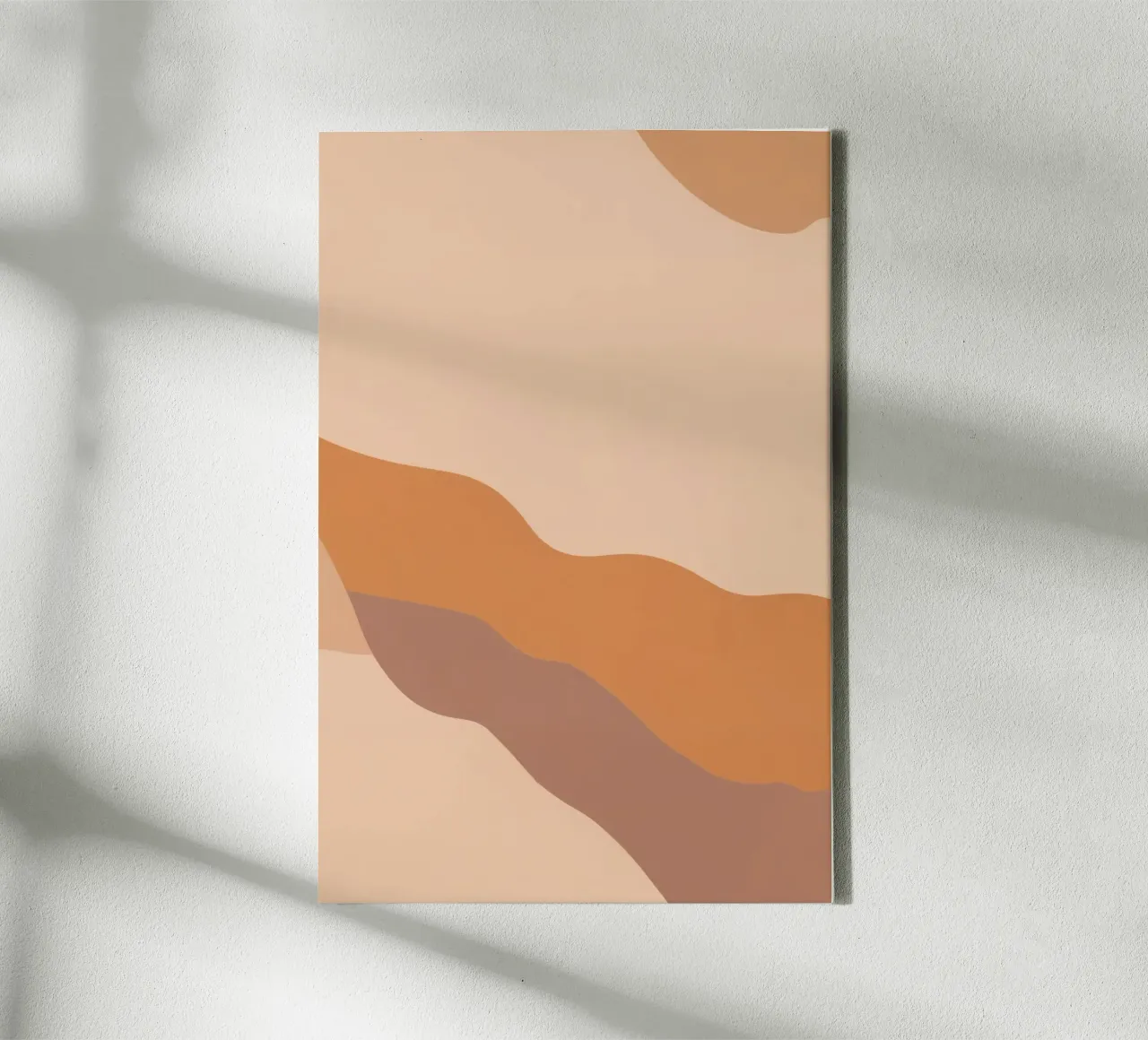 Desert Shapes 3 tela con Cornice a cassetta da karenmenzenbach