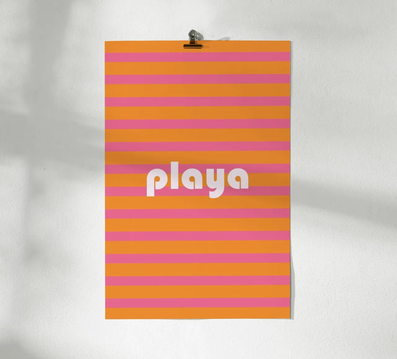 Playa poster con telaio in plastica da karenmenzenbach