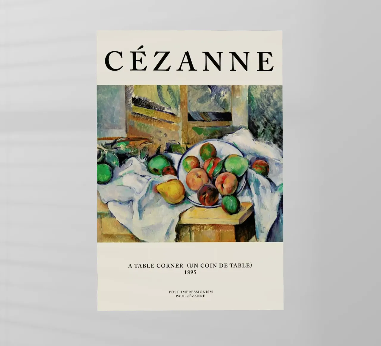 Cézanne - A Table Corner pellicola backlit da Vintage by JUNIQE