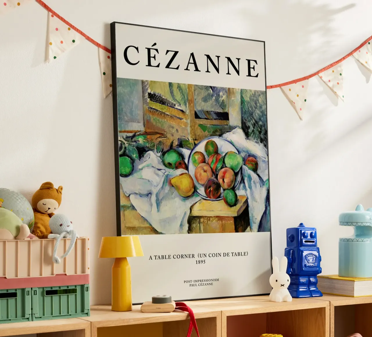 Cézanne - A Table Corner alluminio dibond da Vintage by JUNIQE