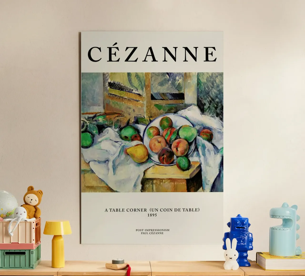 Cézanne - A Table Corner alluminio dibond da Vintage by JUNIQE