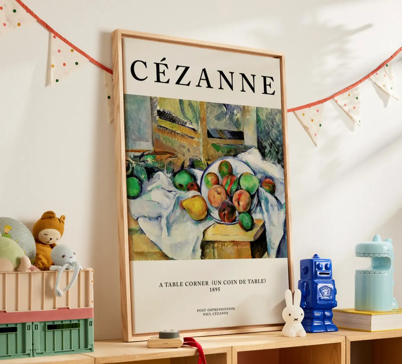 Cézanne - A Table Corner tela da Vintage by JUNIQE