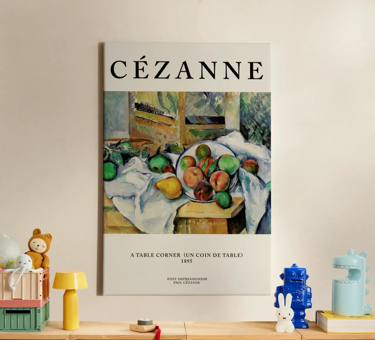 Cézanne - A Table Corner tela da Vintage by JUNIQE