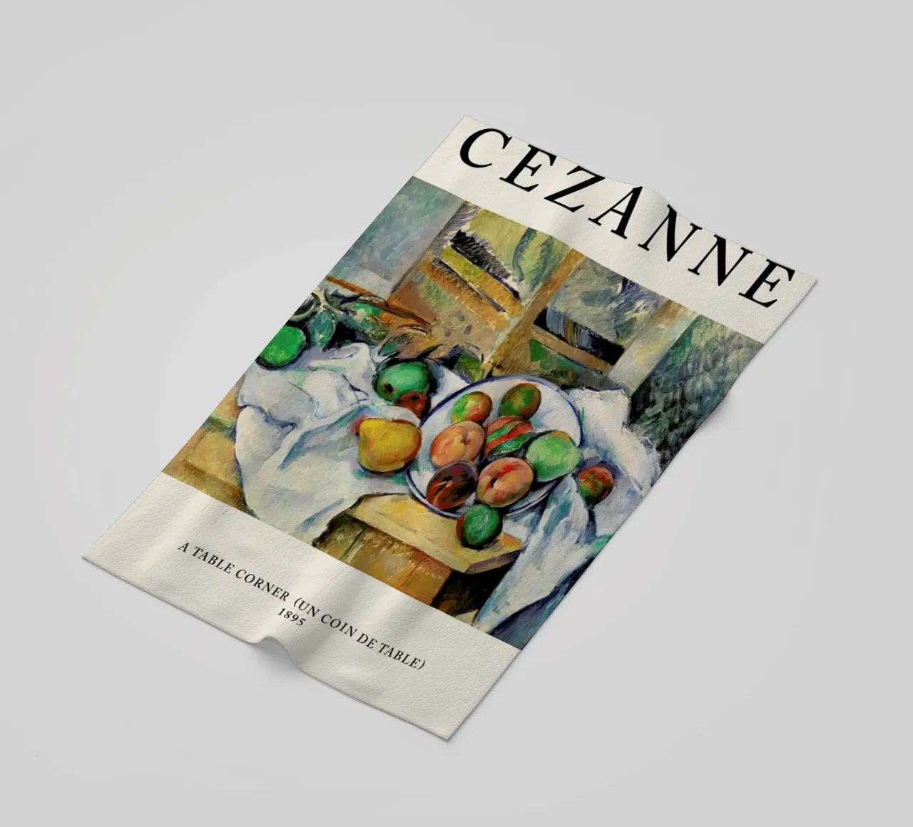 Cézanne - A Table Corner telo mare da Vintage by JUNIQE