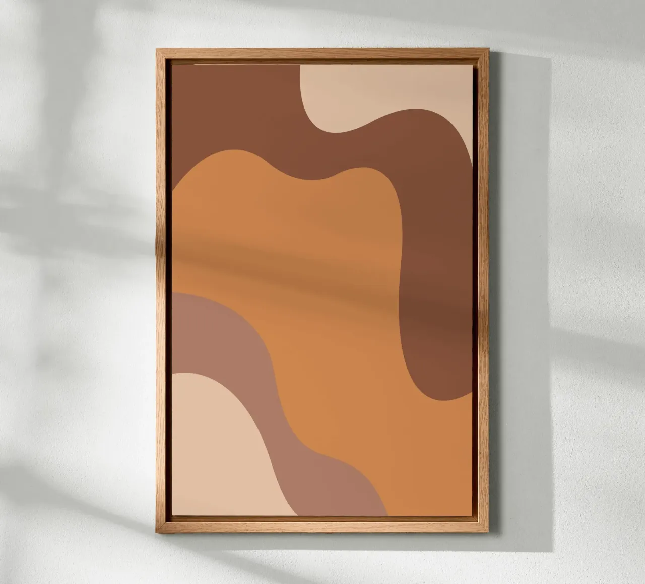 Desert Shapes 2 tela con Cornice a cassetta da karenmenzenbach
