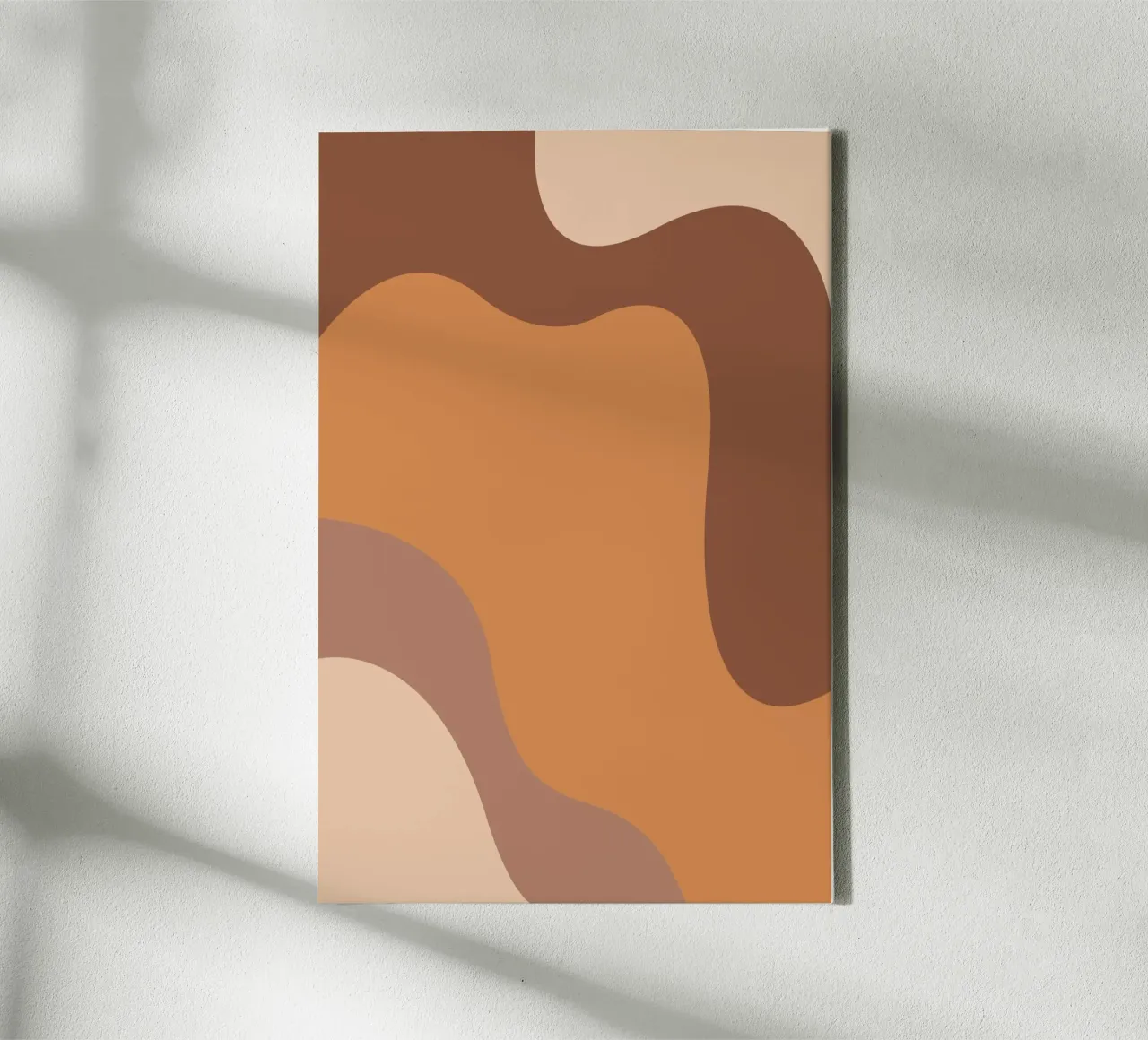 Desert Shapes 2 tela con Cornice a cassetta da karenmenzenbach