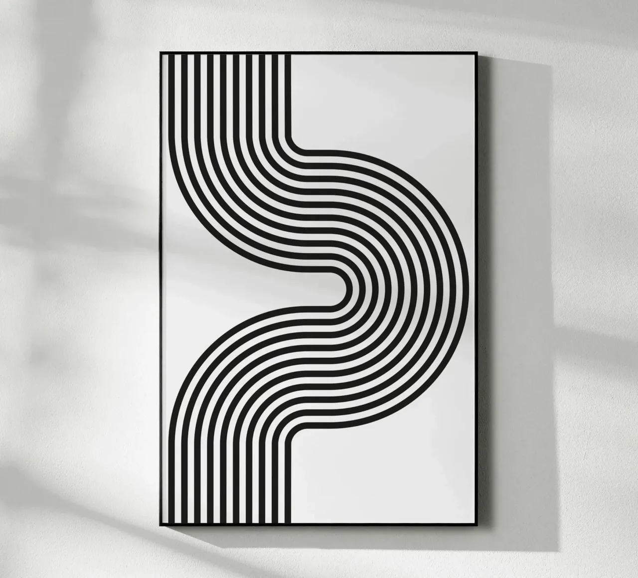 Retro Lines plexiglass da Palmartprints