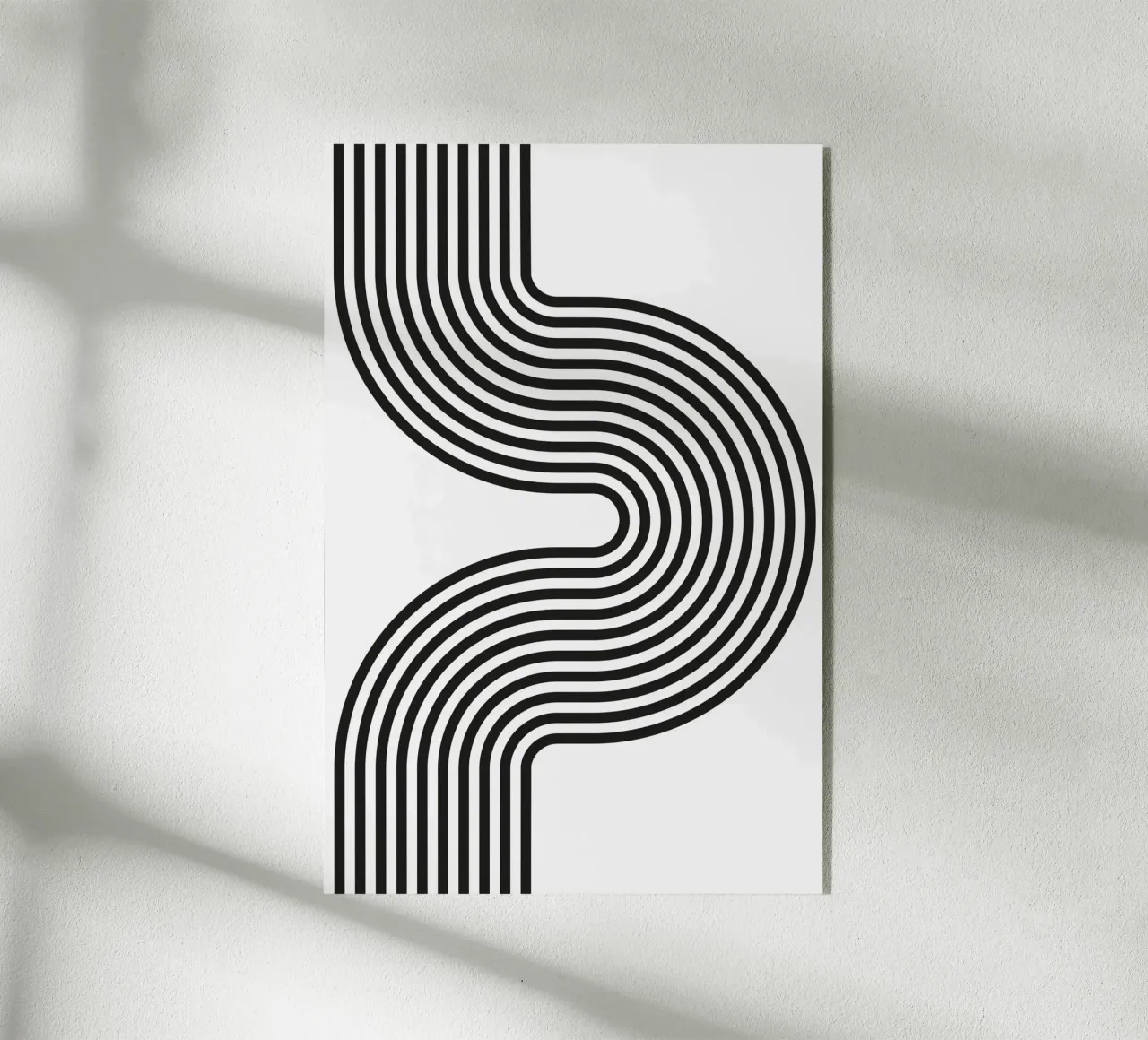 Retro Lines plexiglass da Palmartprints