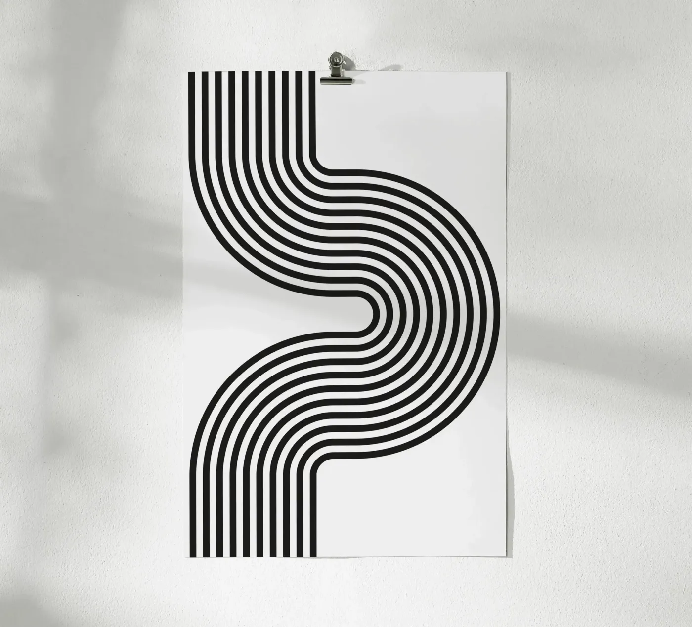 Retro Lines poster da Trend Collection by Palmartprints
