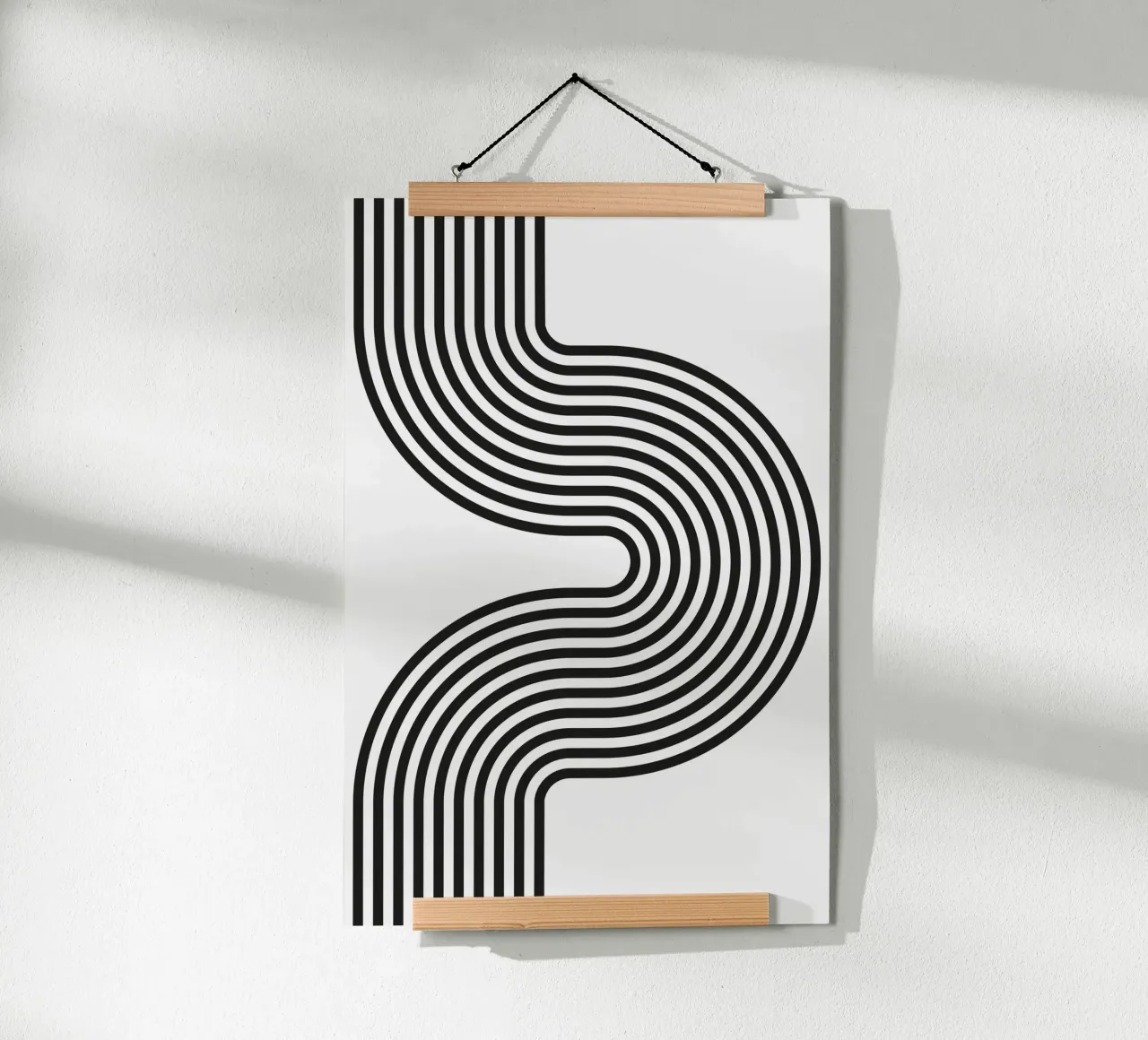 Retro Lines poster da Palmartprints