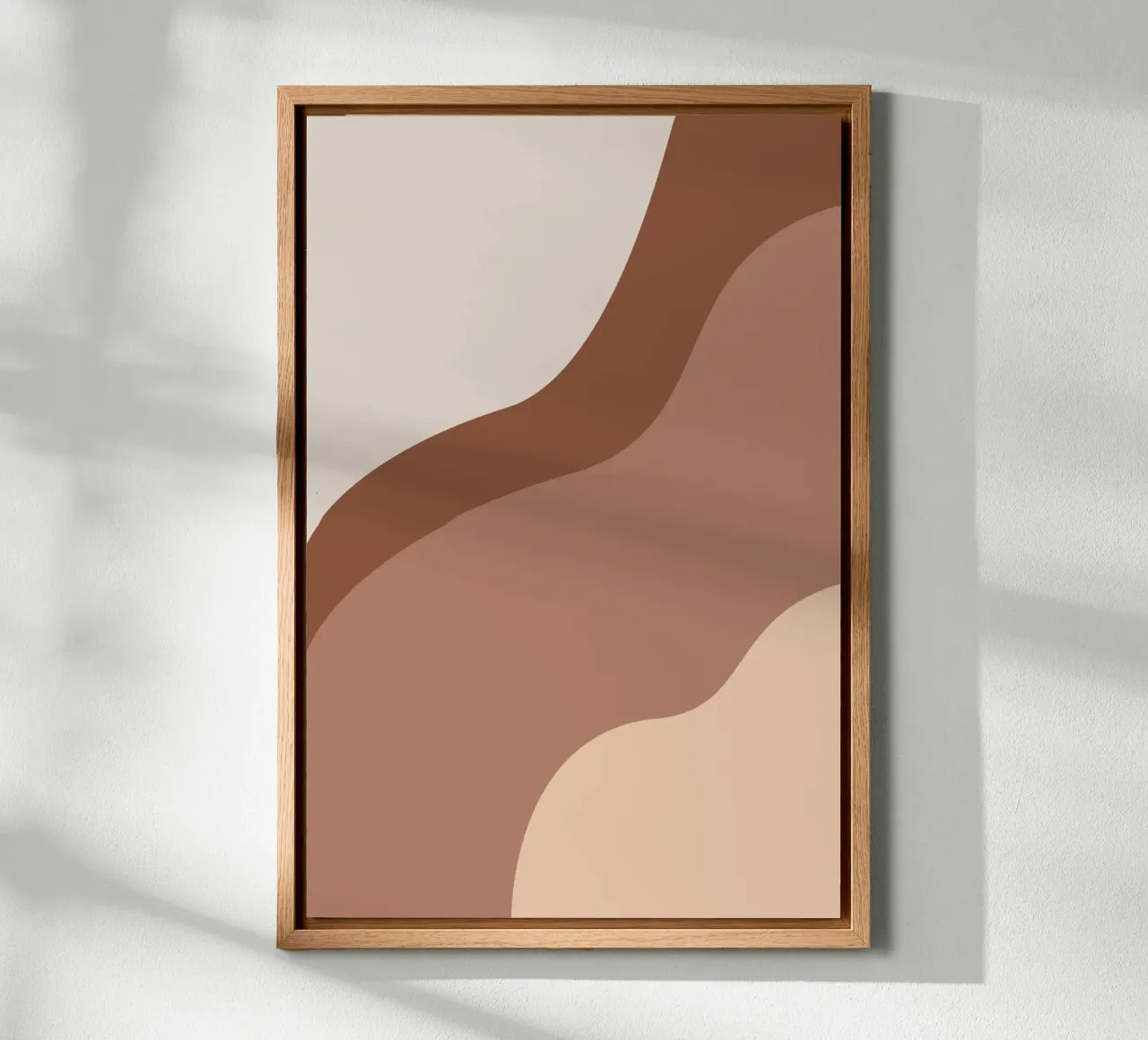 Desert Shapes 1 tela con Cornice a cassetta da karenmenzenbach