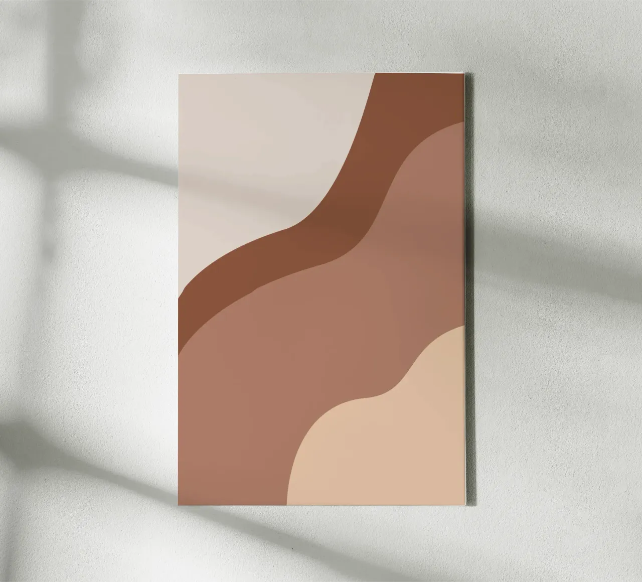 Desert Shapes 1 tela con Cornice a cassetta da karenmenzenbach