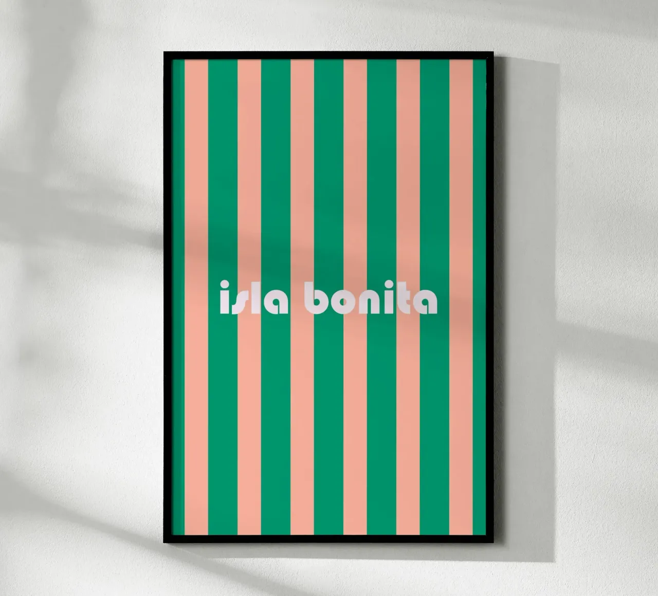 Isla Bonita poster con telaio in plastica da karenmenzenbach
