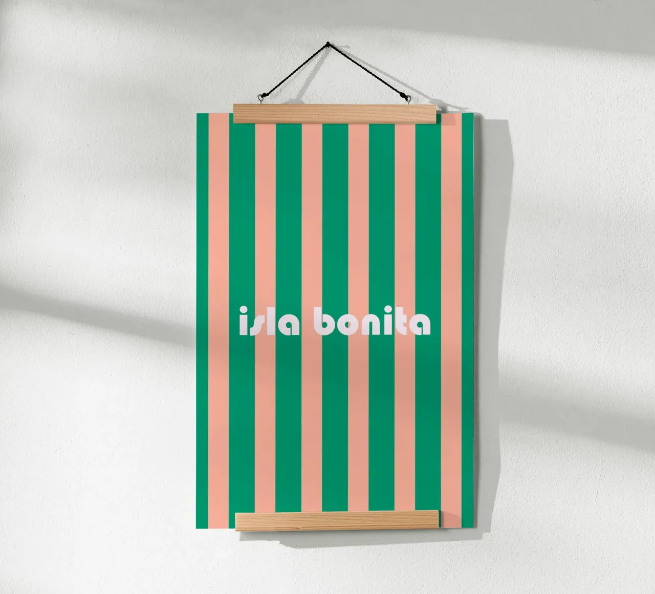 Isla Bonita poster con telaio in plastica da karenmenzenbach