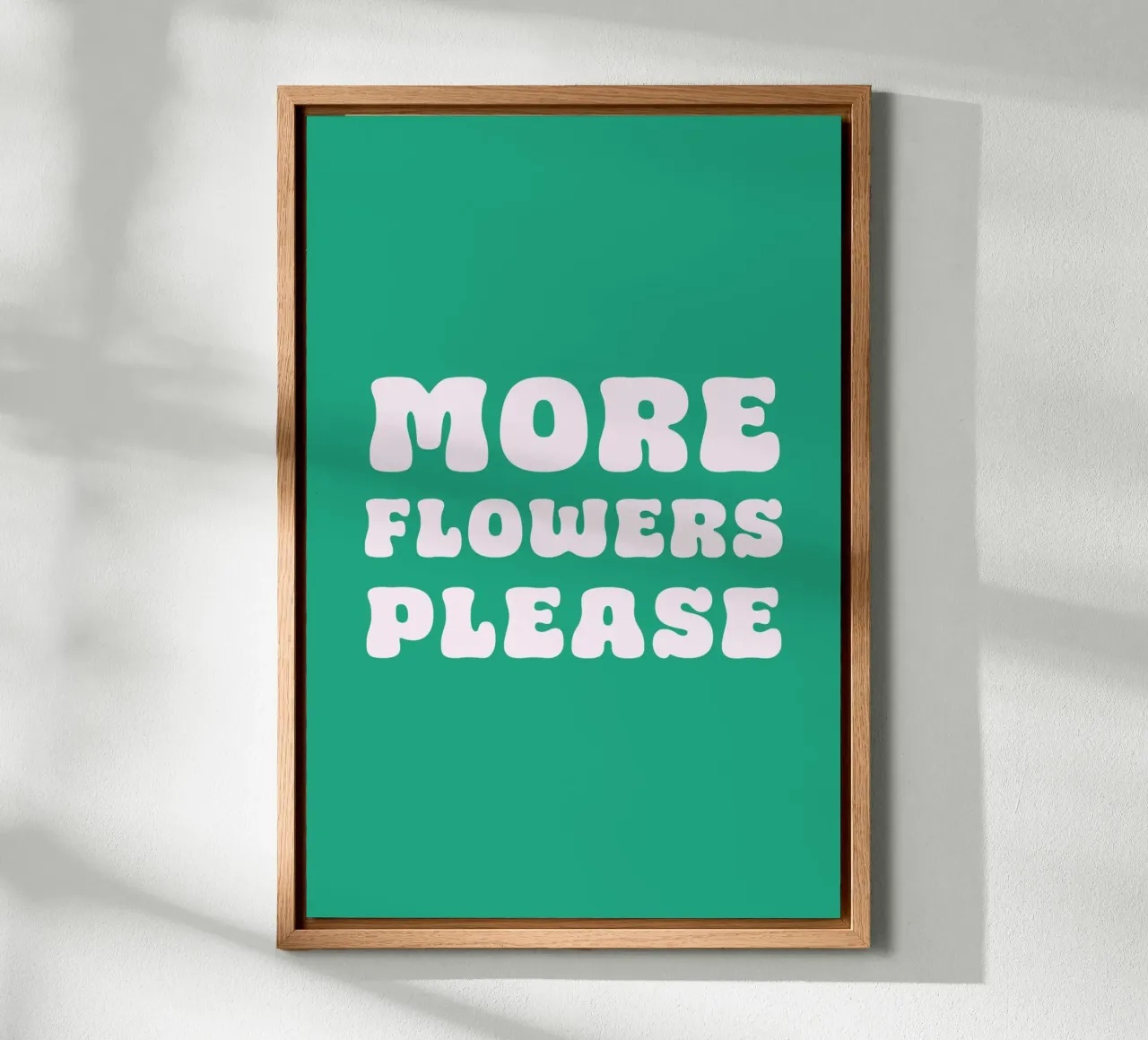 More Flowers Please green alluminio dibond da karenmenzenbach