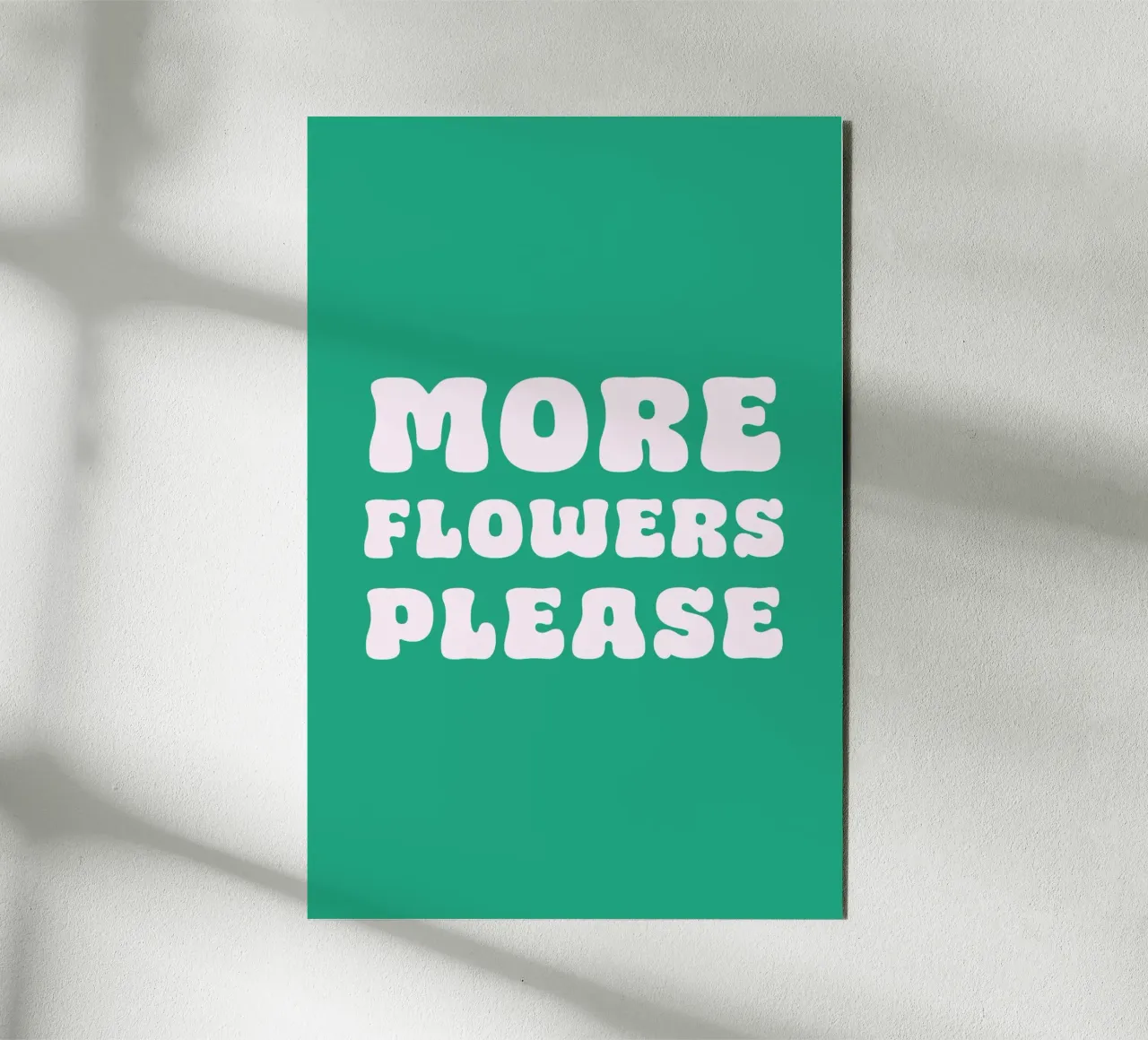 More Flowers Please green alluminio dibond da karenmenzenbach