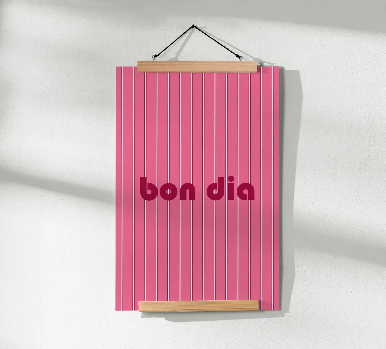 Bon Dia poster con telaio in alluminio da karenmenzenbach