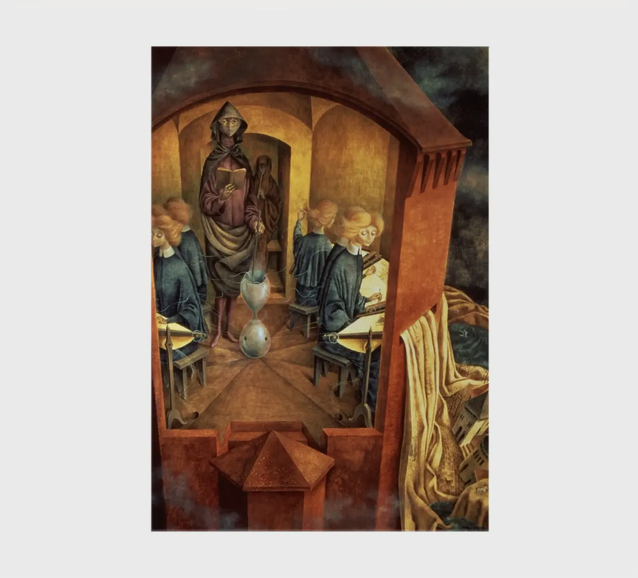 Remedios Varo Embroidering the Earth's Mantle notebook by Kunze Gallery