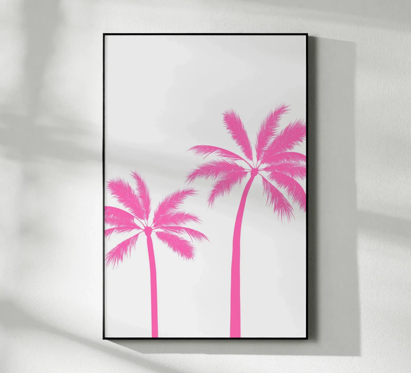 Pink Palmtrees Acryl-Glas von Trend Collection by Palmartprints