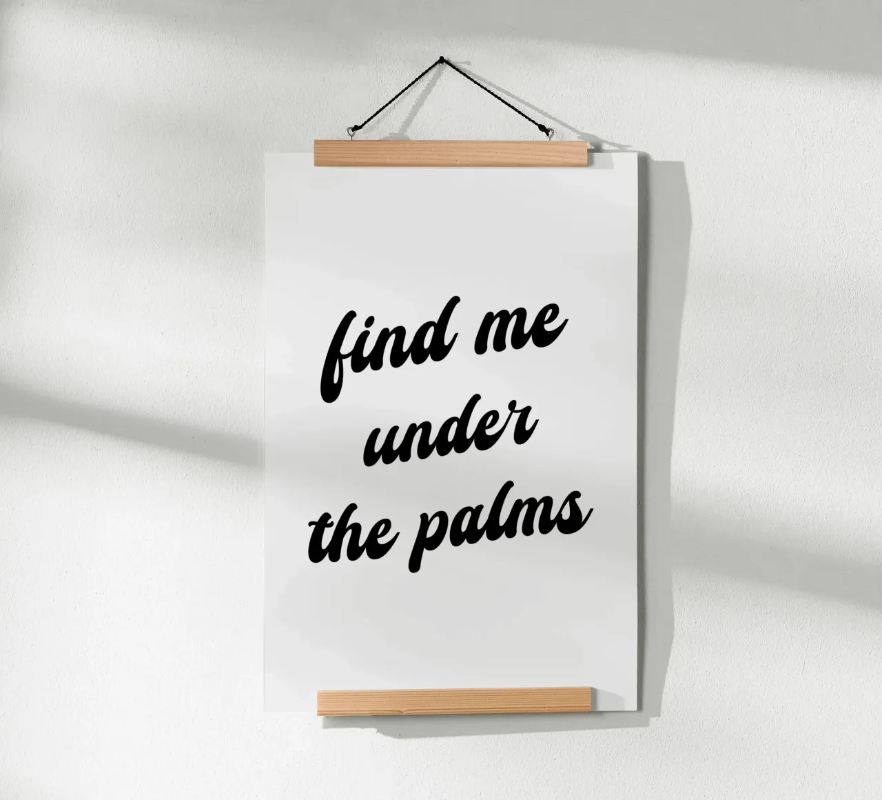 Find Me Under The Palms carta hahnemühle da karenmenzenbach