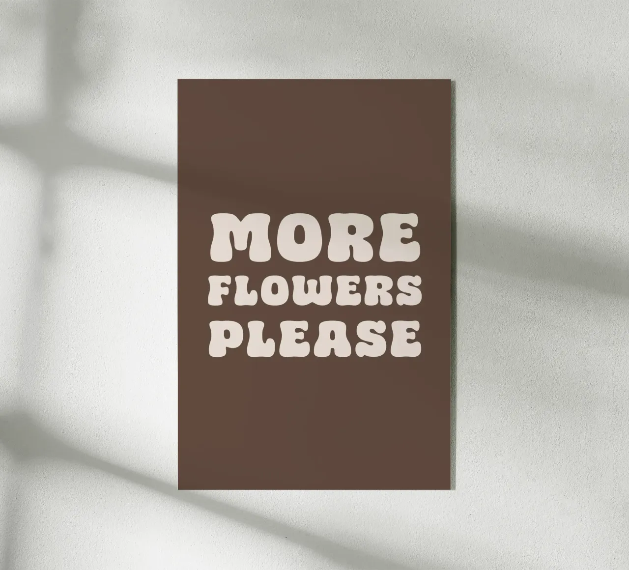 More Flowers Please brown plexiglass da karenmenzenbach