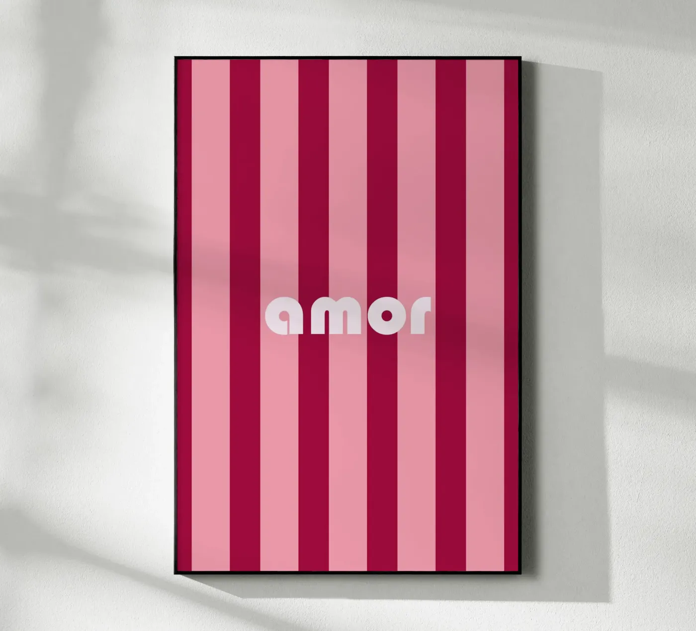 Amor Acryl-Glas von Trend Collection by Palmartprints