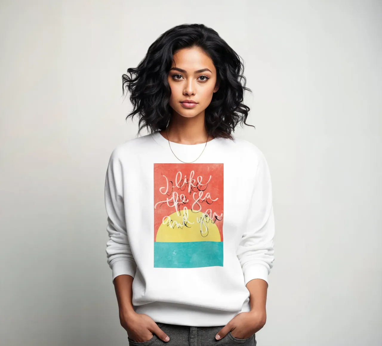 I Like The Sea + You felpa da Kristen Polsinelli