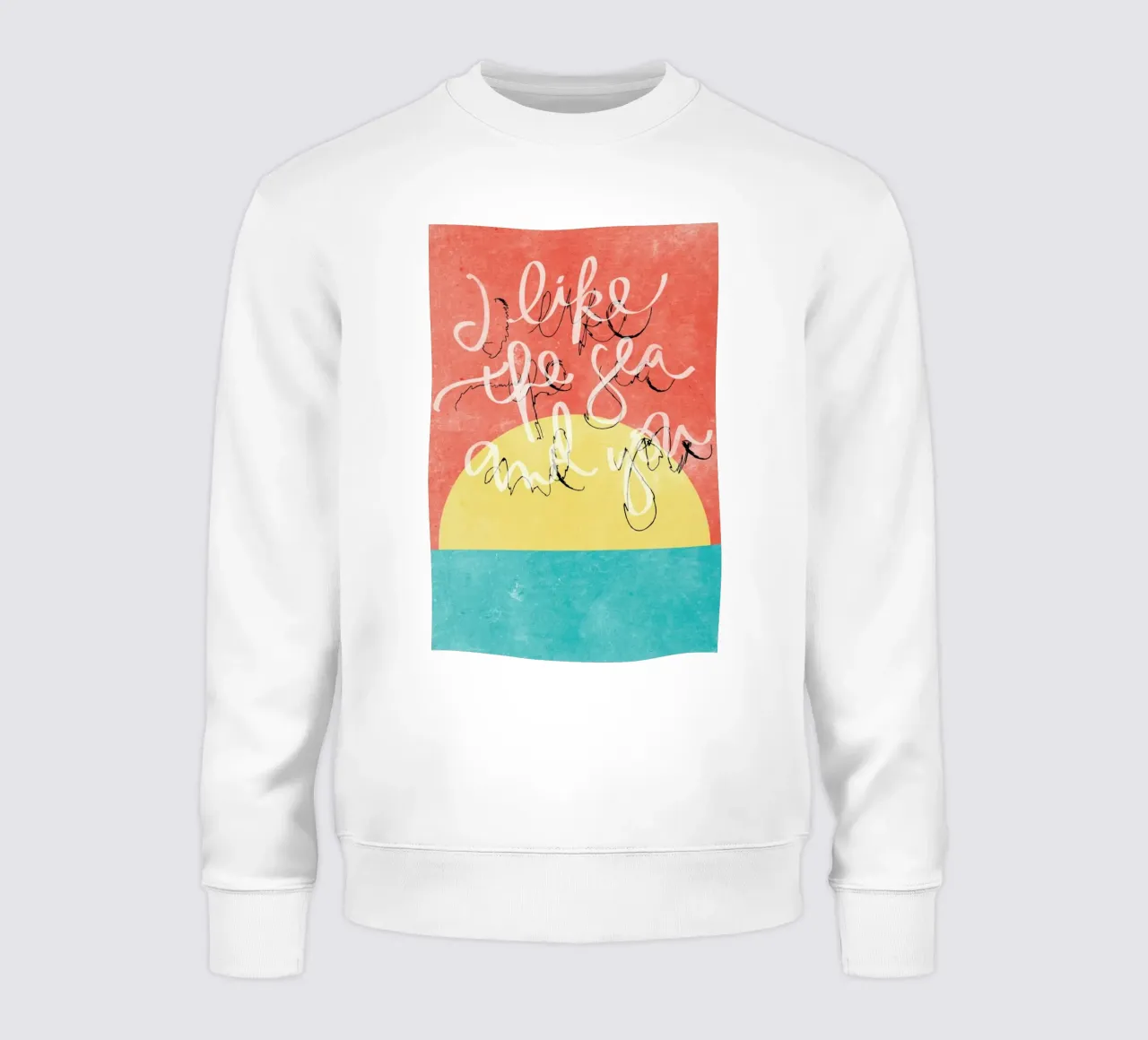 I Like The Sea + You felpa da Kristen Polsinelli