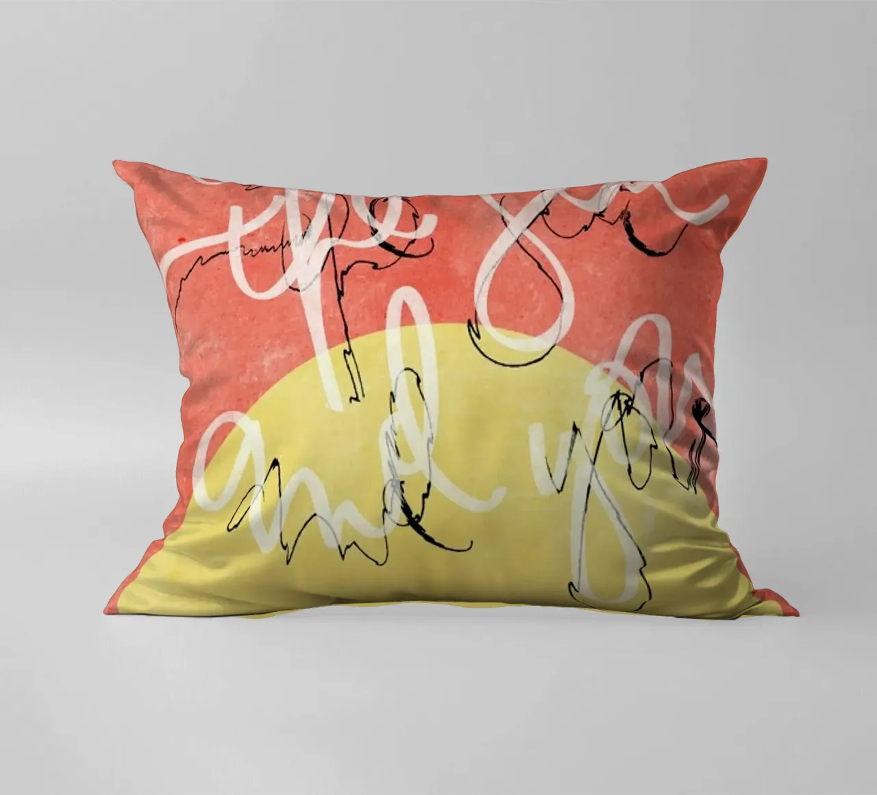I Like The Sea + You cuscino da Kristen Polsinelli