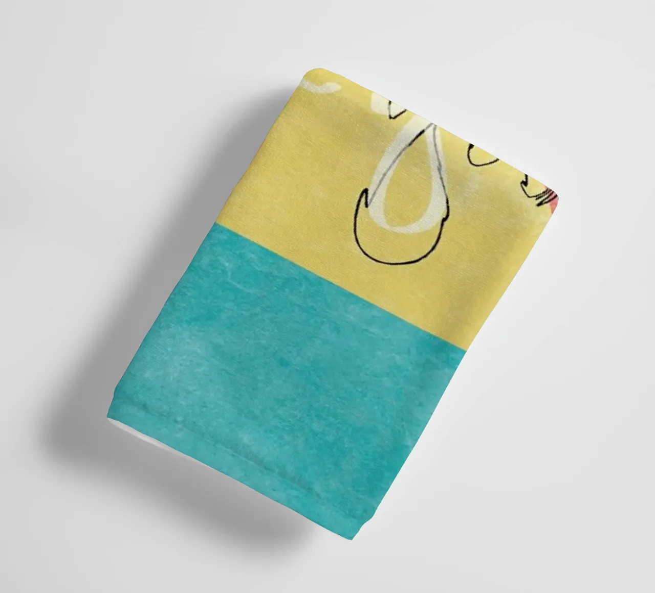 I Like The Sea + You towel by Kristen Polsinelli