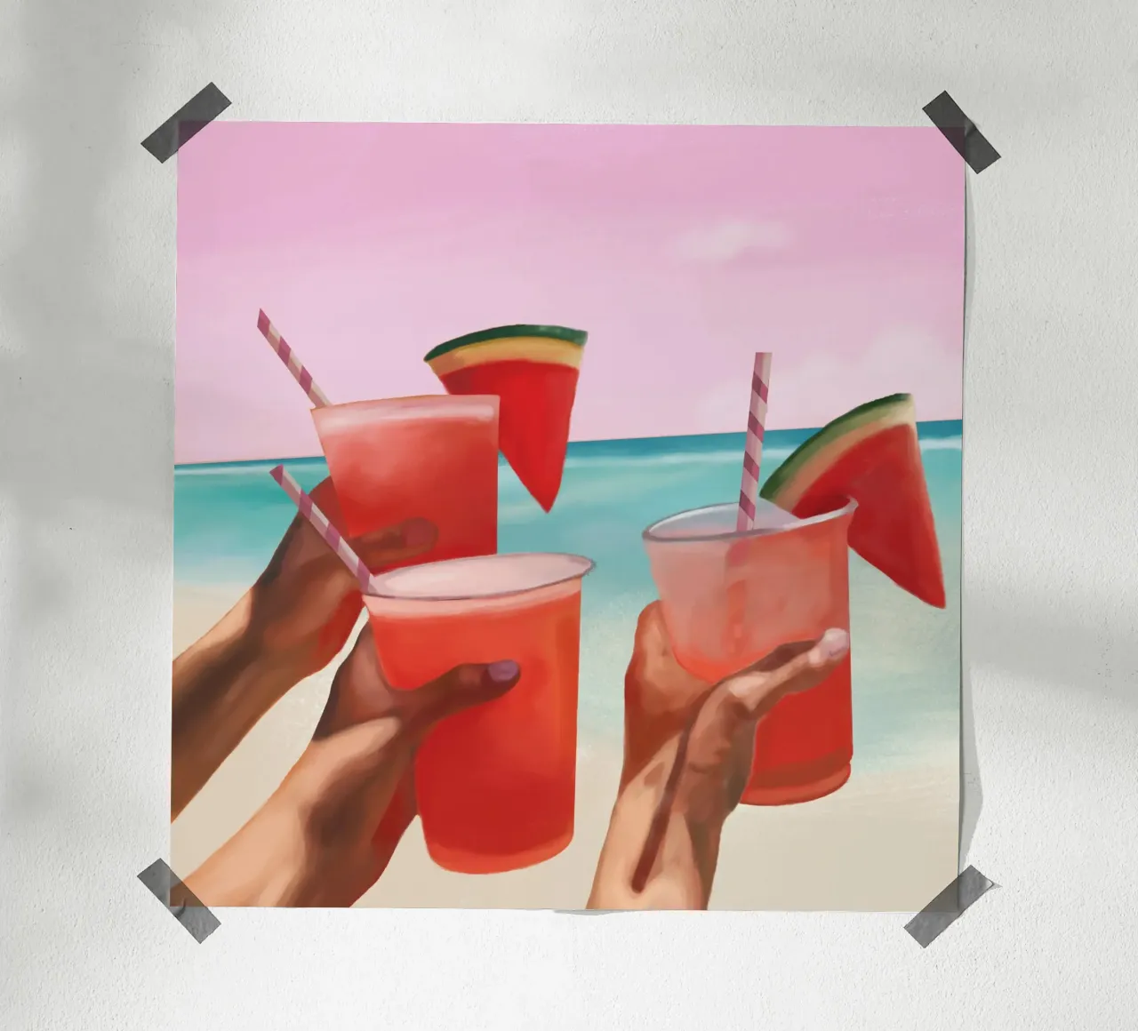 Proost op de zomer poster van Verse