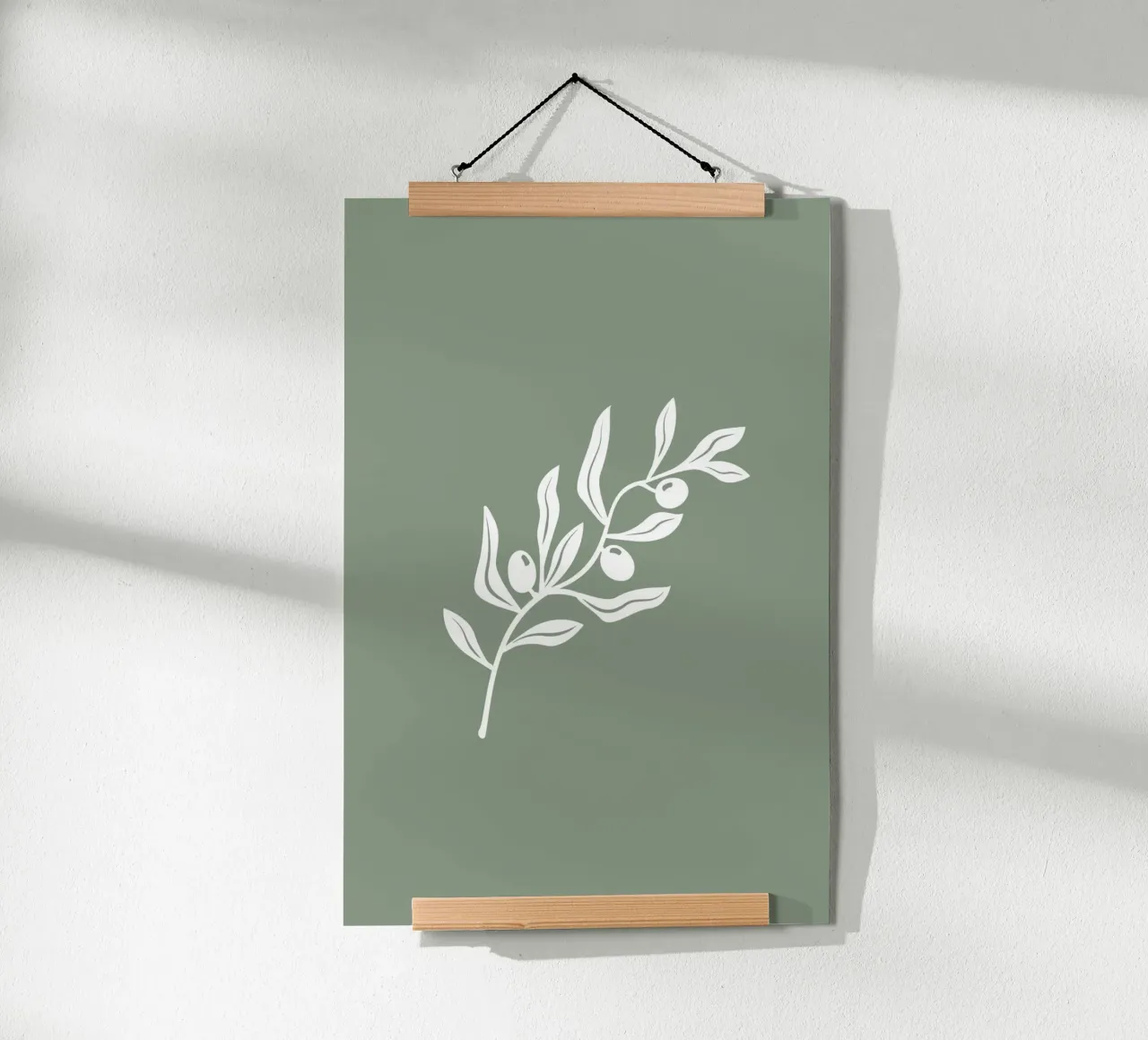 Olive Branch green carta hahnemühle da karenmenzenbach