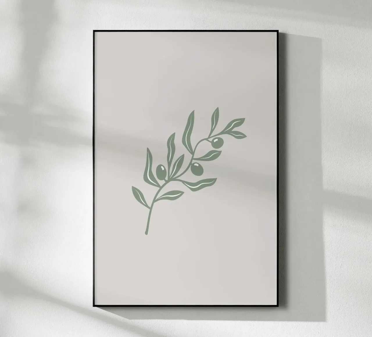 Olive Branch beige plexiglass da Palmartprints