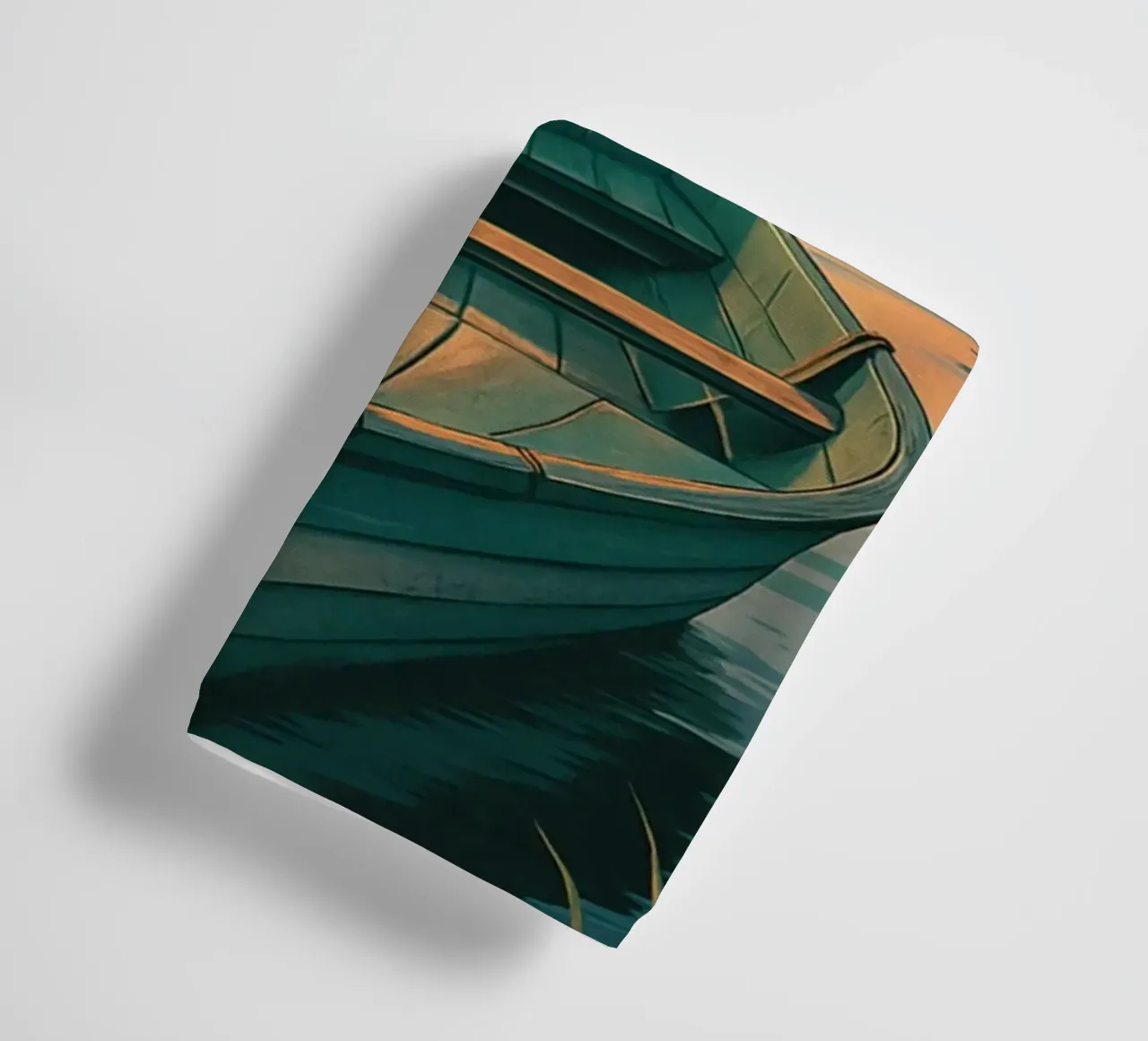 Serenità all'alba: Un nuovo inizio sul lago - Ispirazione asciugamano da bagno da inspirational quote