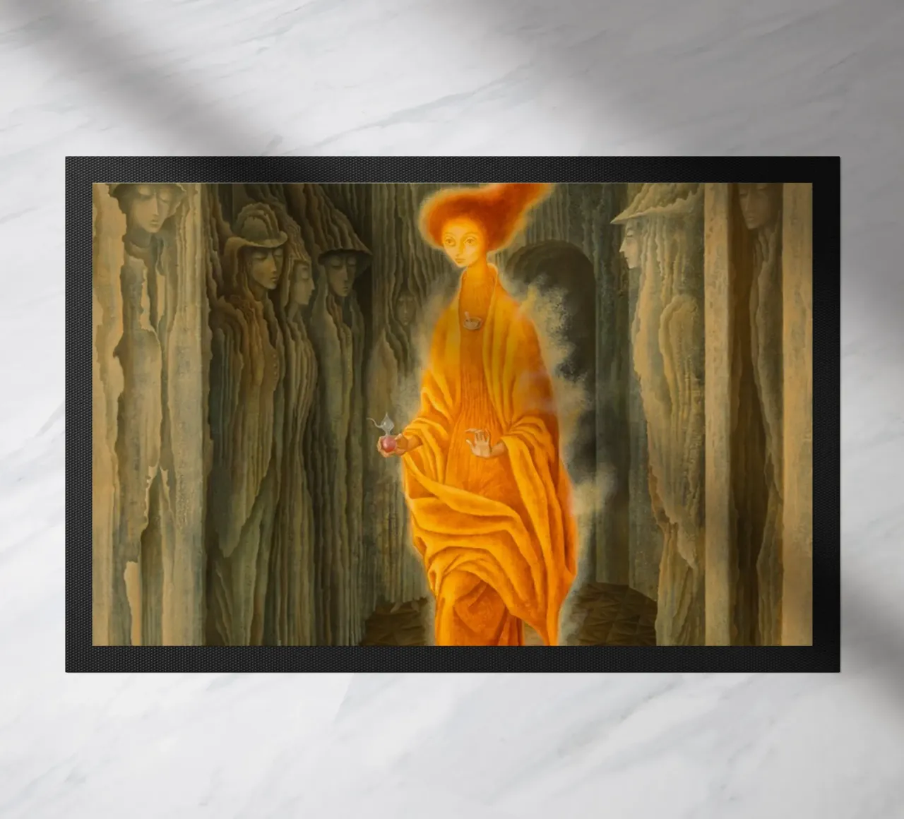 Remedios Varo The Call (The Call) doormat by Kunze Gallery