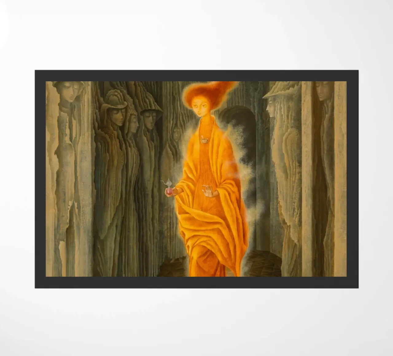 Remedios Varo The Call (The Call) doormat by Kunze Gallery