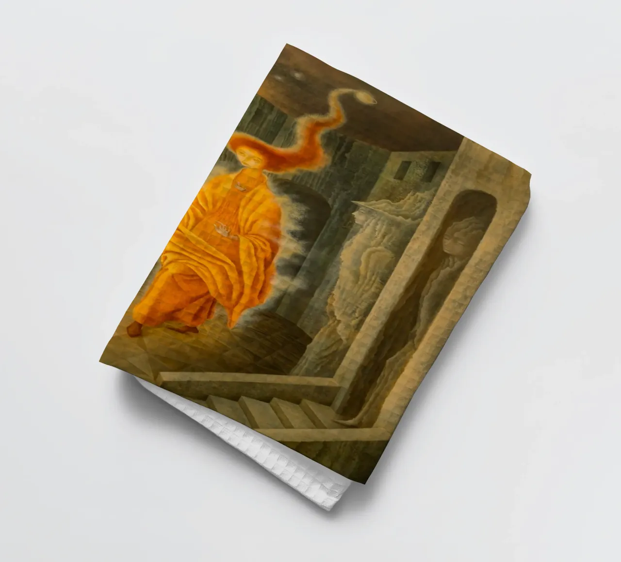 Remedios Varo The Call (The Call) tea towel by Kunze Gallery