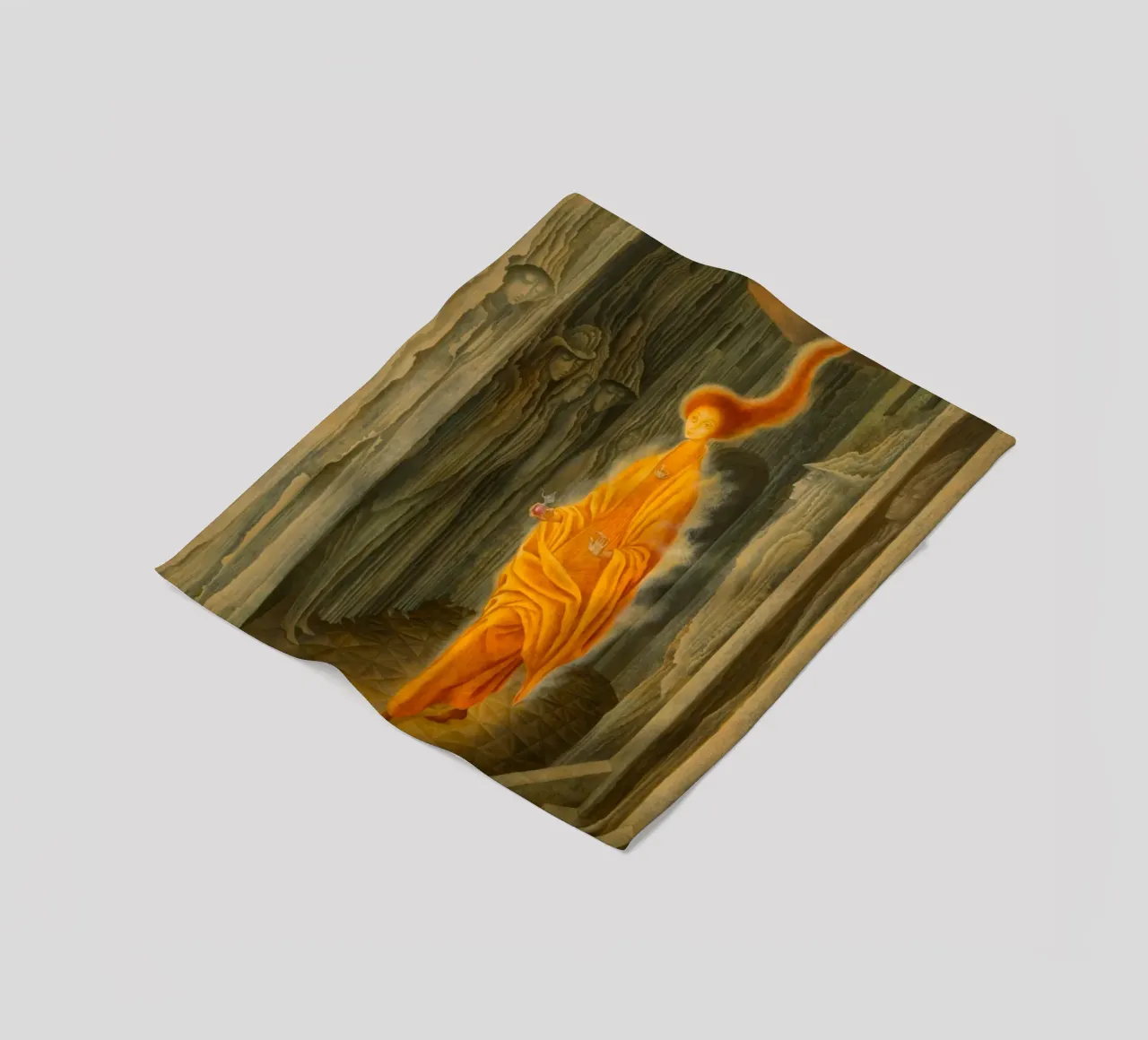 Remedios Varo The Call (The Call) fleece blanket by Kunze Gallery