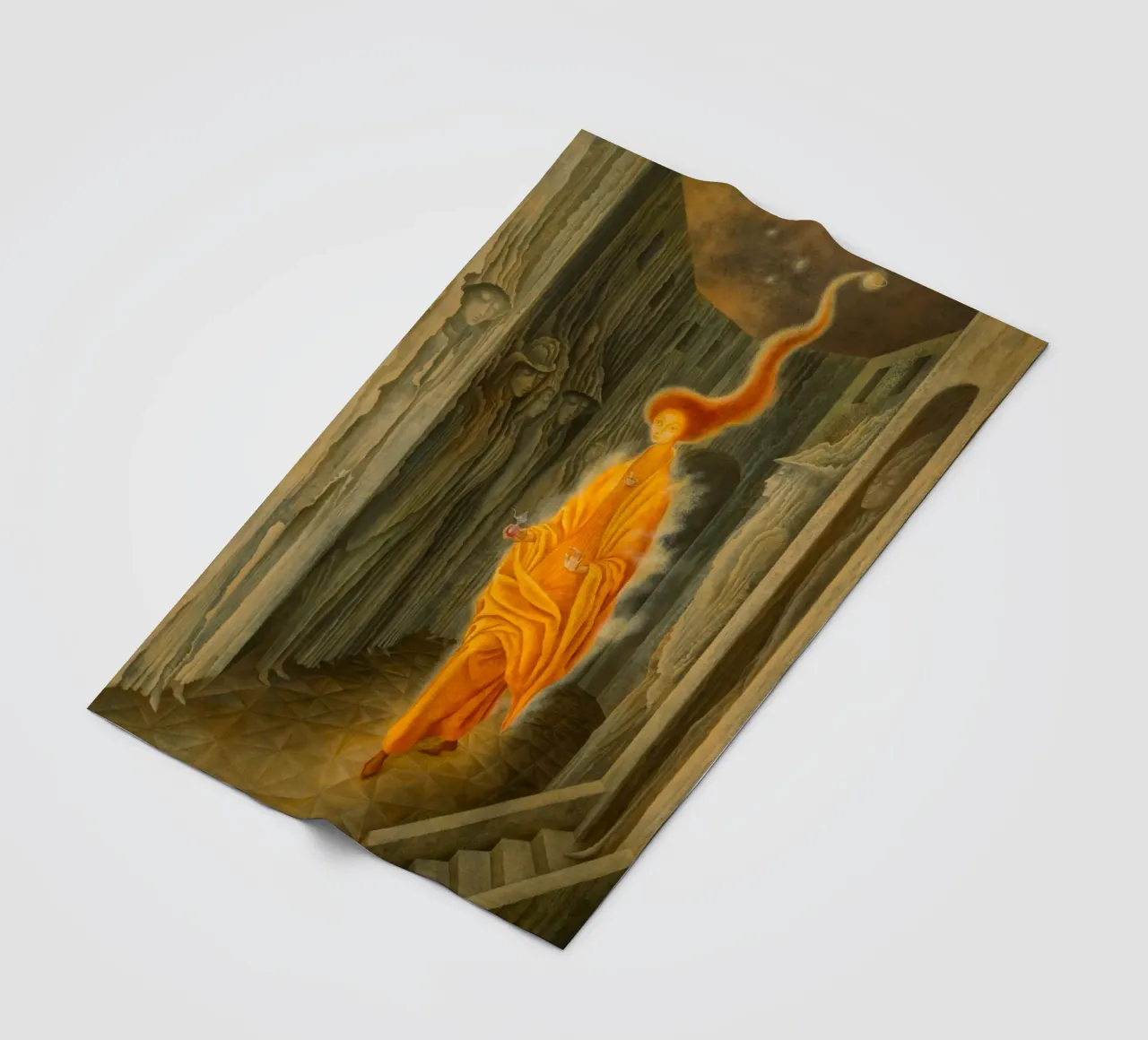 Remedios Varo The Call (The Call) fleece blanket by Kunze Gallery
