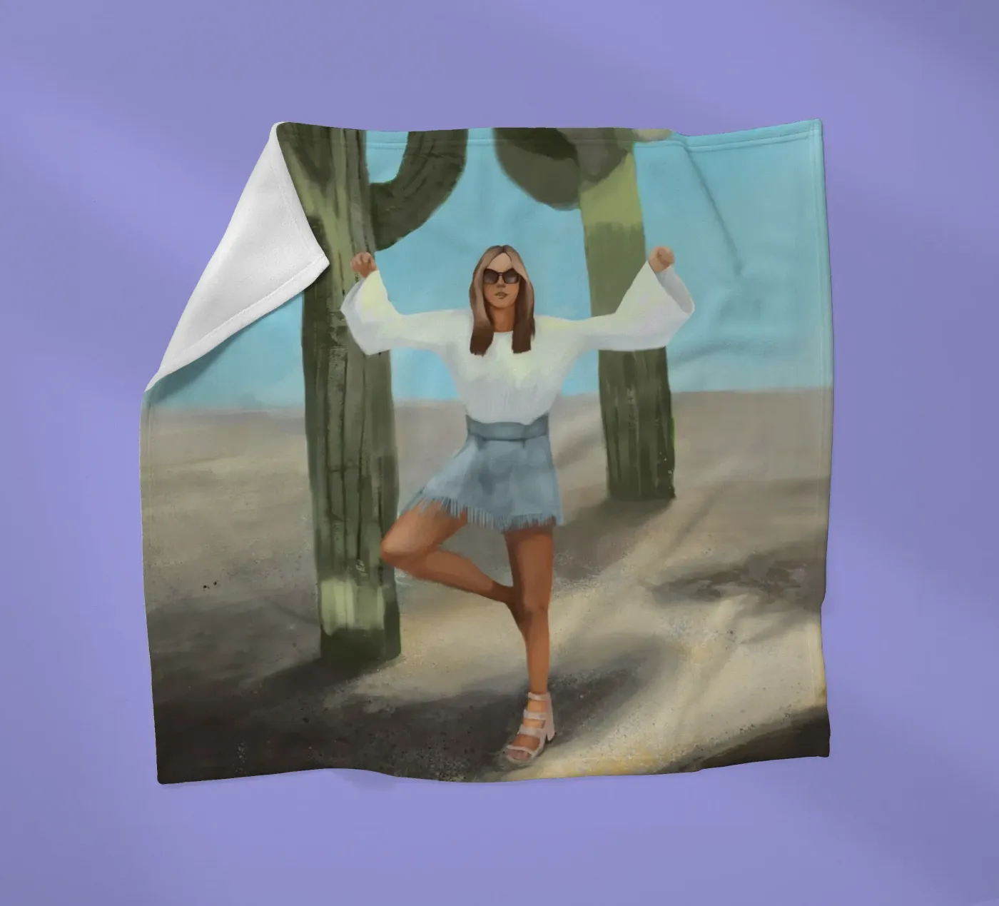 Spirit Fleecedecke von Verse