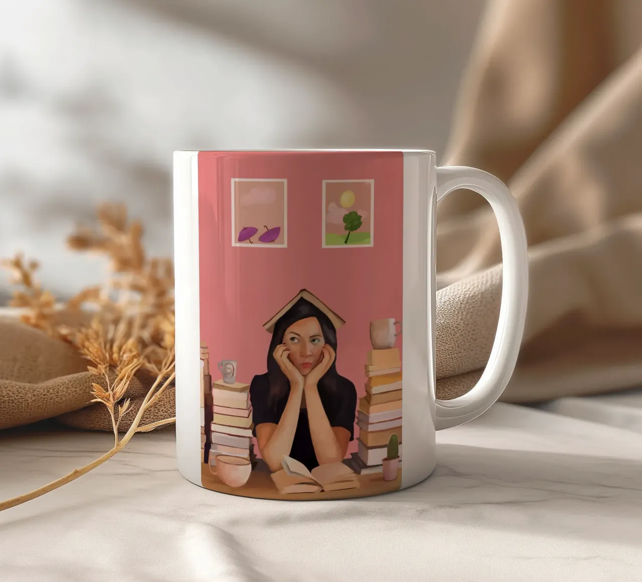 Tomorrow ceramic mug by Verse