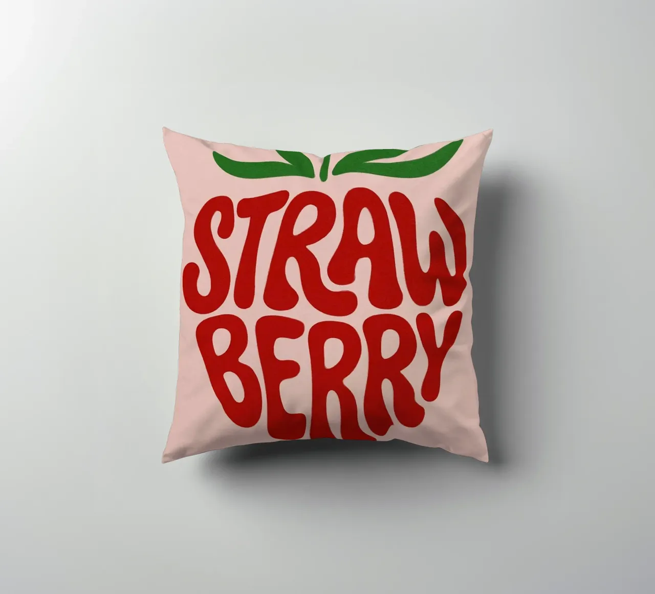 Design vintage della frutta cuscino da inspirational quote