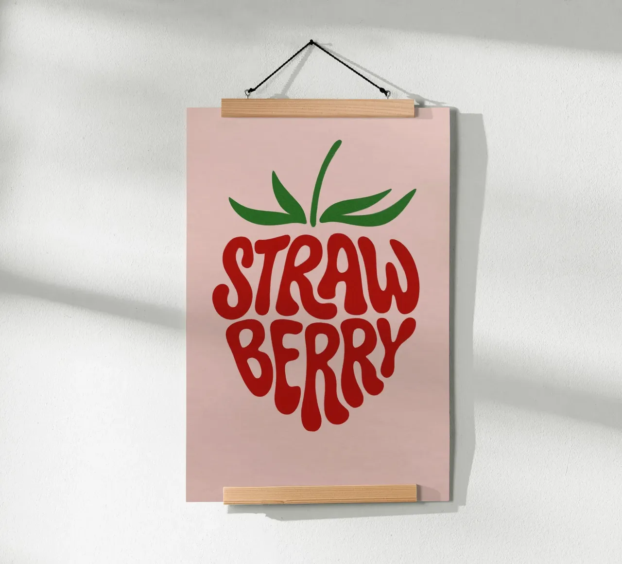 Design vintage della frutta poster da inspirational quote