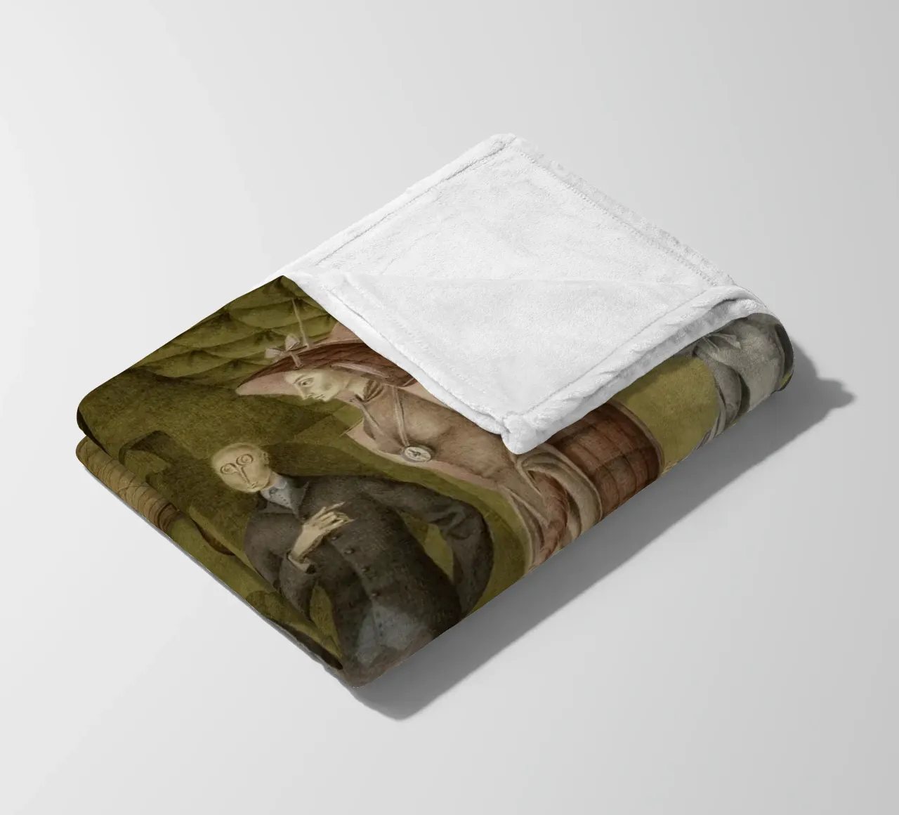 Remedios Varo Ladies' Suit fleece blanket by Kunze Gallery